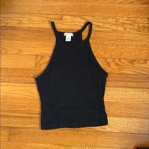 Black crop top
